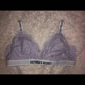 2 Victoria Secret Logo & Lace Bralette